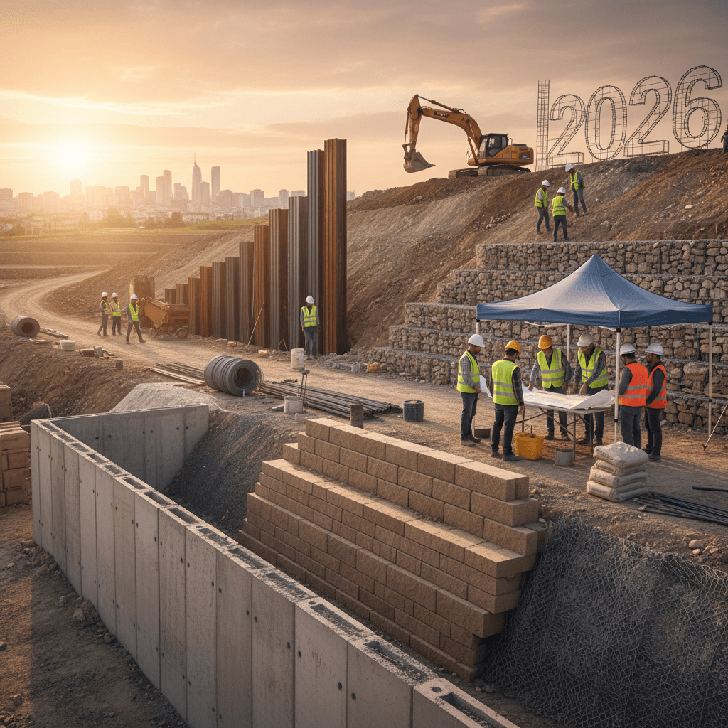 İstinat Duvarı Fiyatları 2026: Detaylı Maliyet ve Çeşit Rehberi