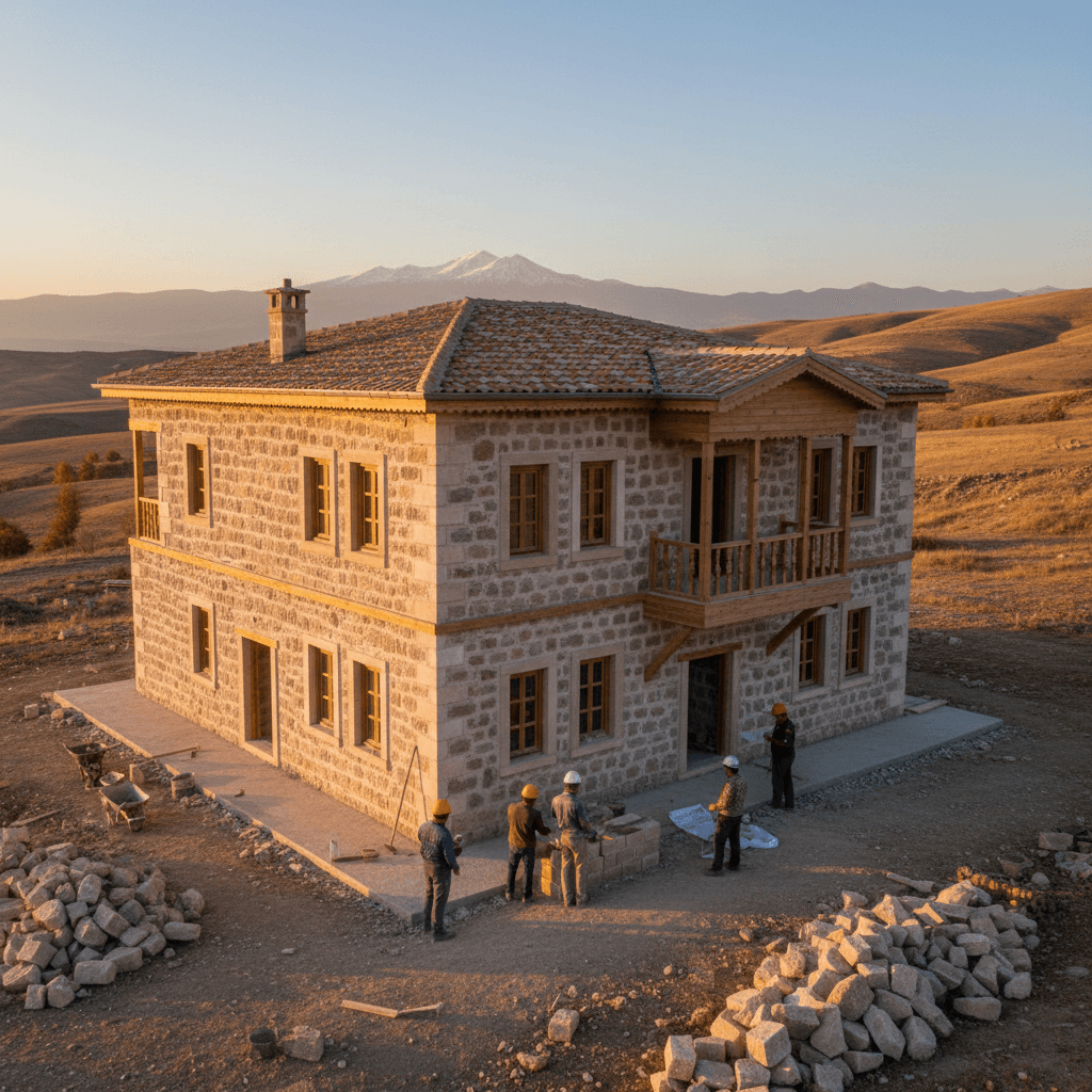 Doğal Taş Ev Yapımı: Estetik, Dayanıklılık ve Doğallık